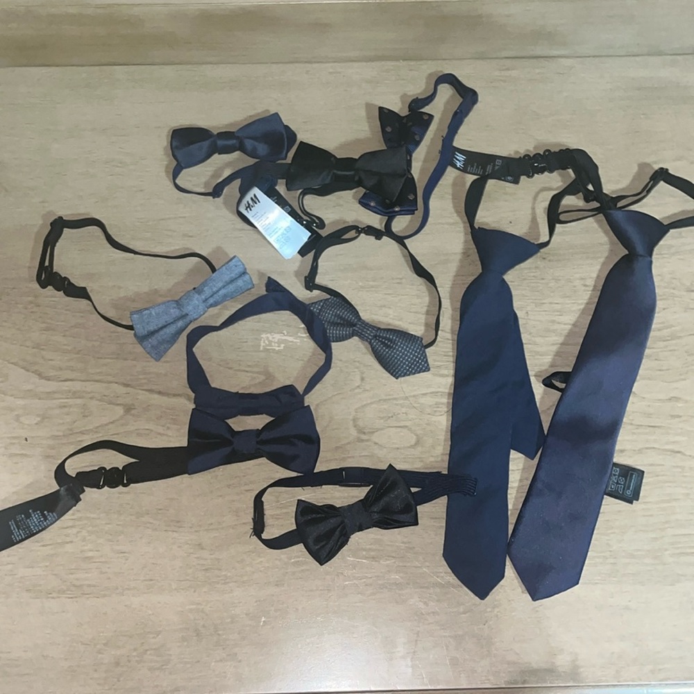 BUNDLE - Little Boy - 2 Ties & 8 Bow Ties